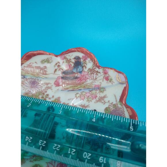 Japanese Kutani Style Porcelain Mug Cup & Saucer Dish – Hand Painted Geishas - Picture 15 of 16